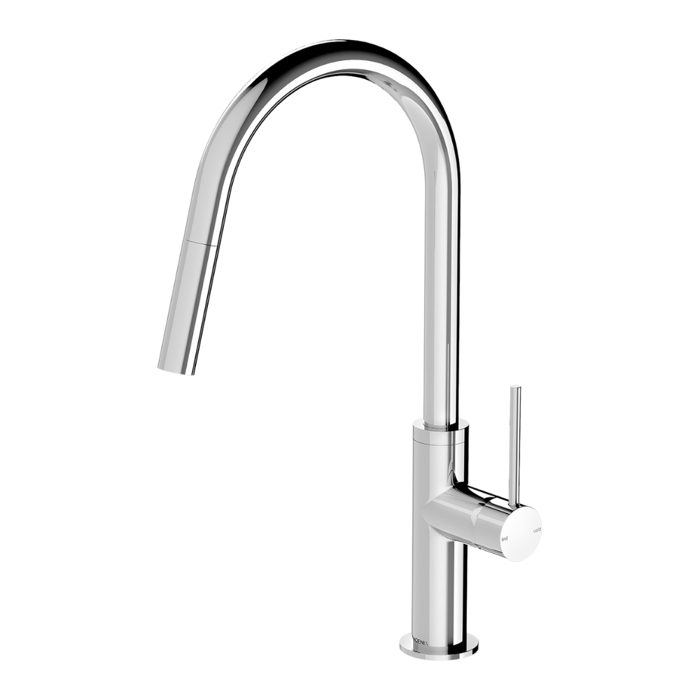 Vivid Slimline Chrome Pull Out Sink Mixer