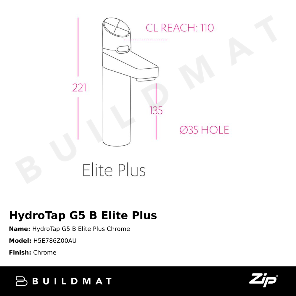 HydroTap G5 B Elite Plus Chrome