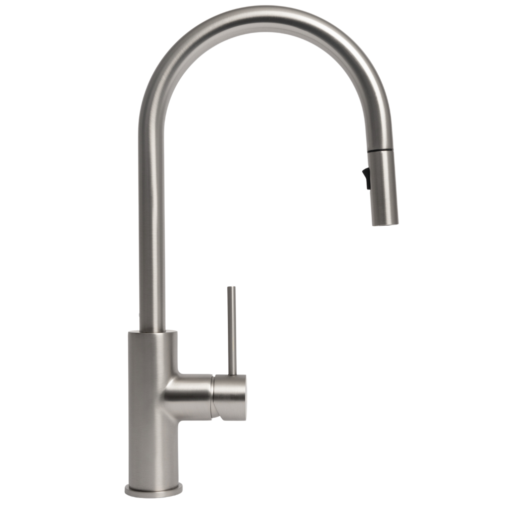 Mira Brushed Nickel Pull Out Mixer