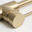 Mira Brushed Brass Gold Pull Out Mixer