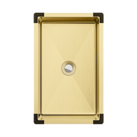 Piper Portable Mini Sink Brushed Brass Gold