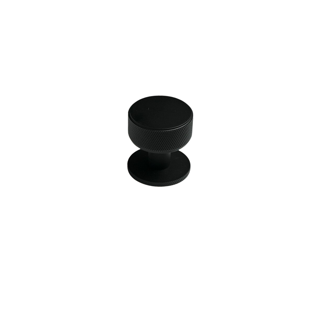 Momo Belgravia Solid Brass Round Knob 35mm Matte Black