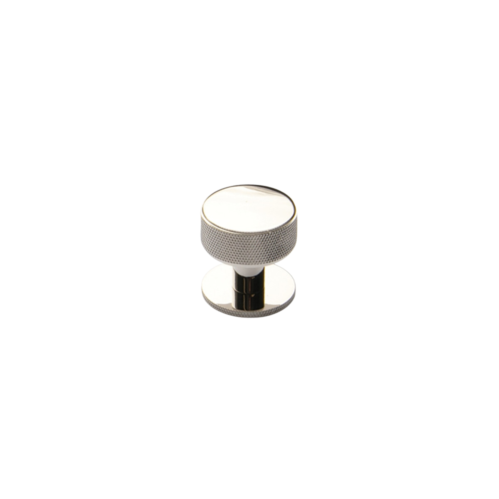 Momo Belgravia Solid Brass Round Knob 35mm Polished Nickel