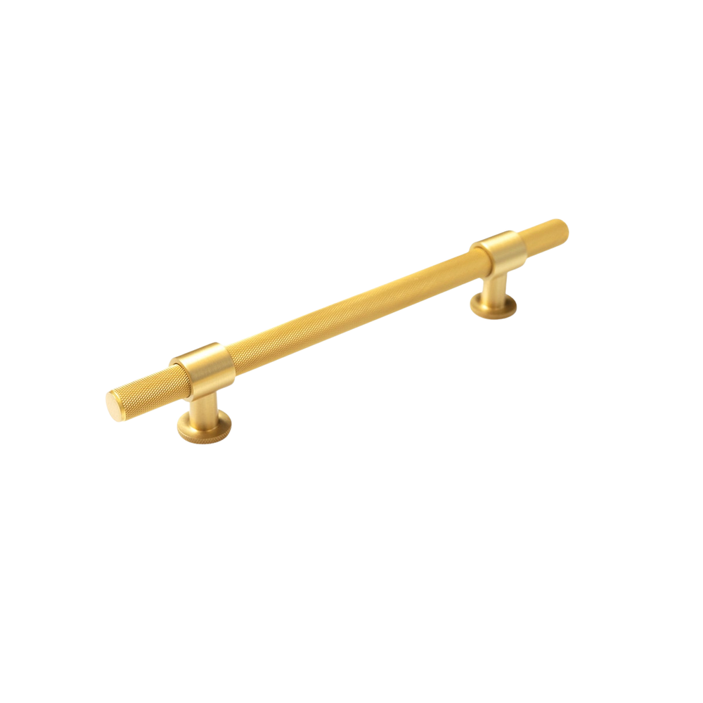 Momo Belgravia Solid Brass Bar Pull 160mm Brushed Satin Brass