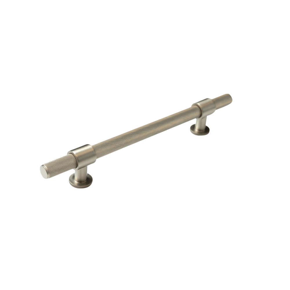 Momo Belgravia Solid Brass Bar Pull 160mm Dull Brushed Nickel