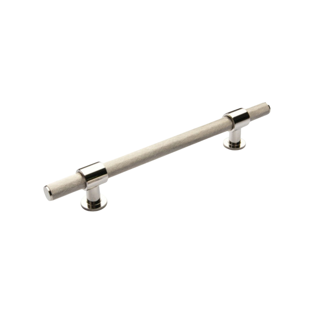 Momo Belgravia Solid Brass Bar Pull 160mm Polished Nickel