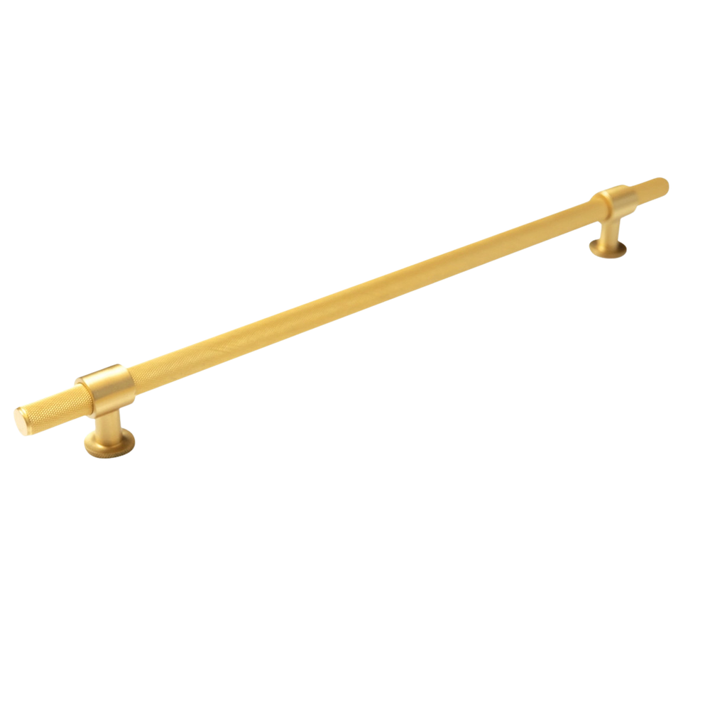 Momo Belgravia Solid Brass Bar Pull 320mm Brushed Satin Brass