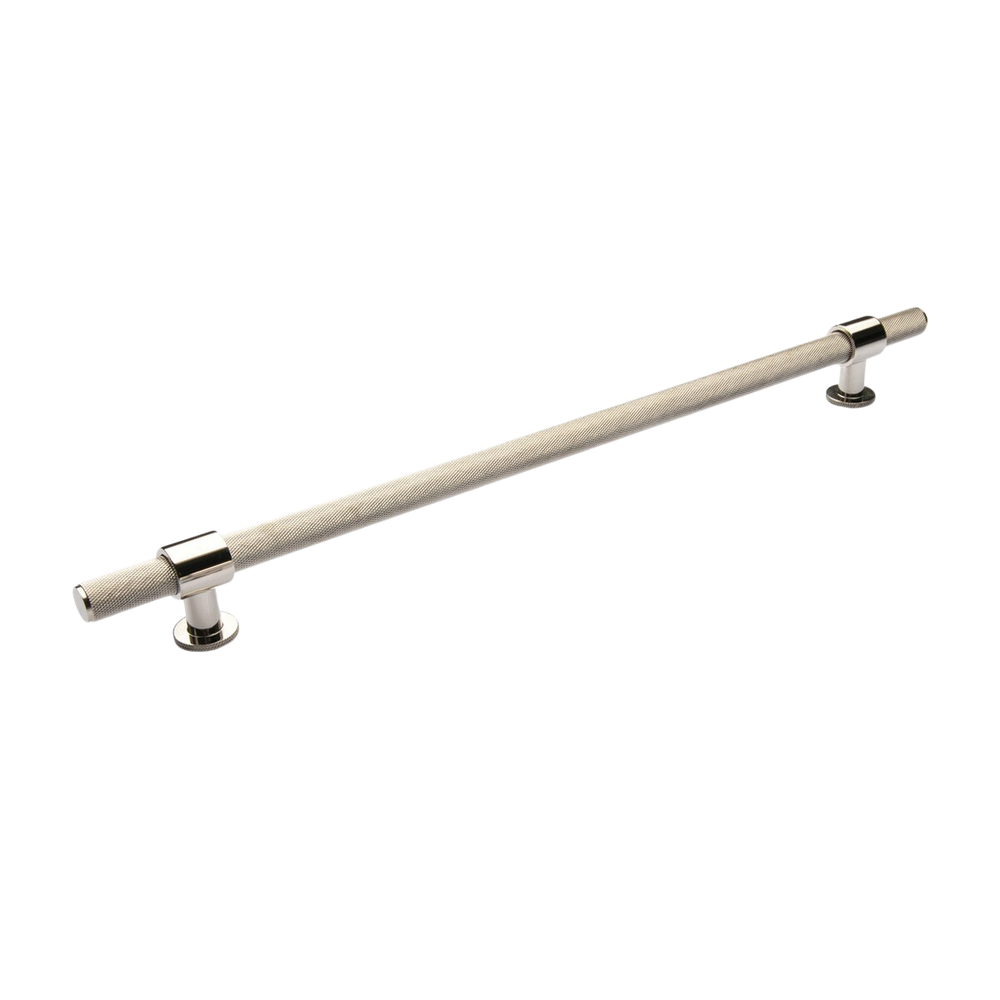 Momo Belgravia Solid Brass Bar Pull 320mm Polished Nickel