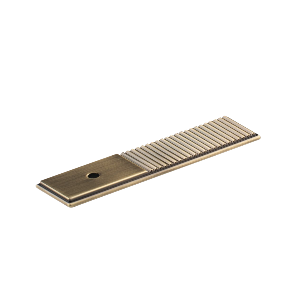 Momo Barrington Knob Backplate 32mm Dark Brushed Brass