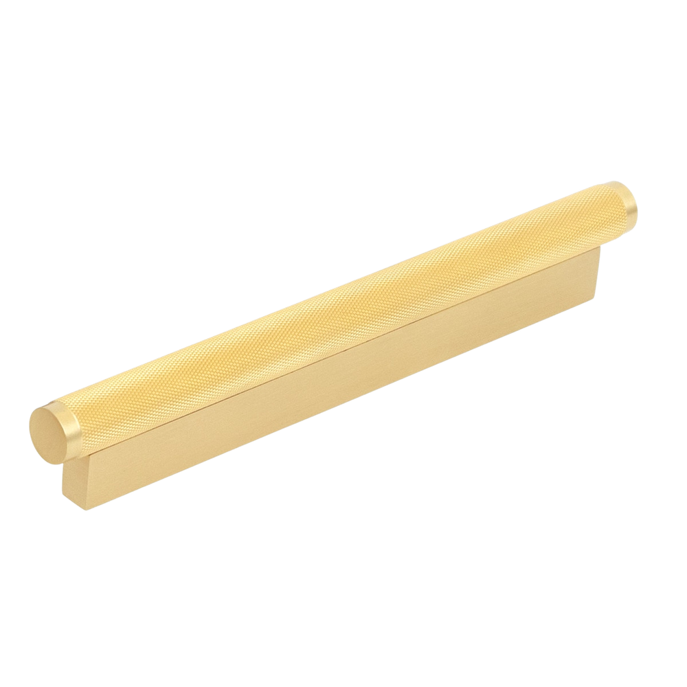 Momo Brighton Solid Brass Pull Handle 160mm Brushed Satin Brass