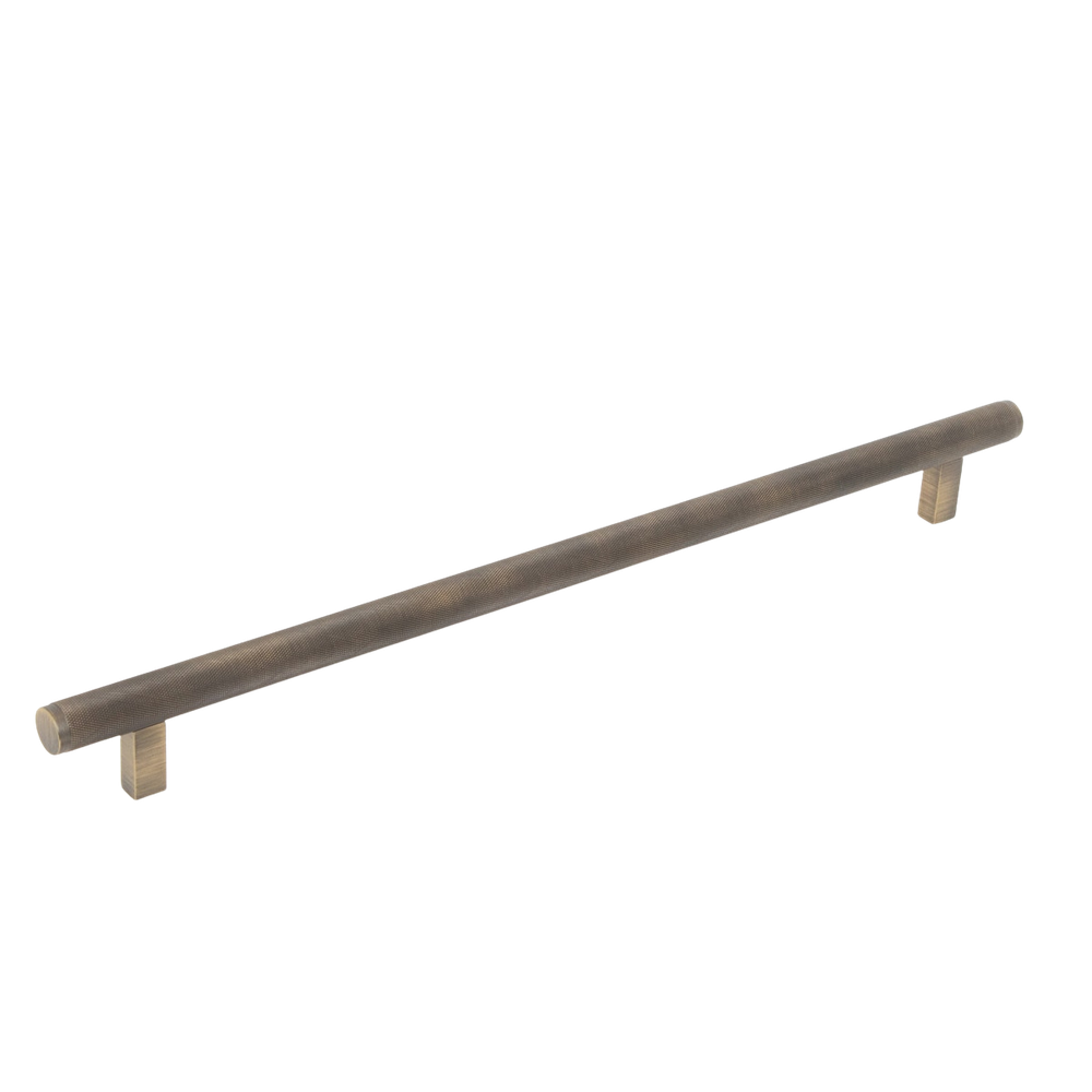 Momo Bellevue Solid Brass Knurled Appliance Pull 416mm Dark Brushed Brass