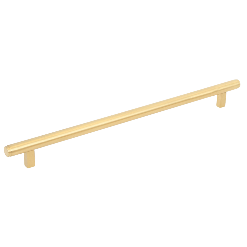 Momo Bellevue Solid Brass Plain Appliance Pull 416mm Brushed Satin Brass