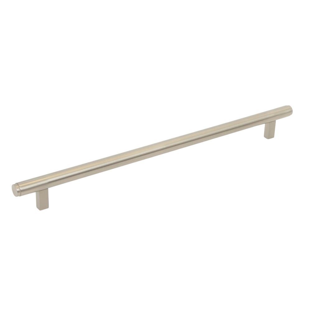 Momo Bellevue Solid Brass Plain Appliance Pull 416mm Dull Brushed Nickel