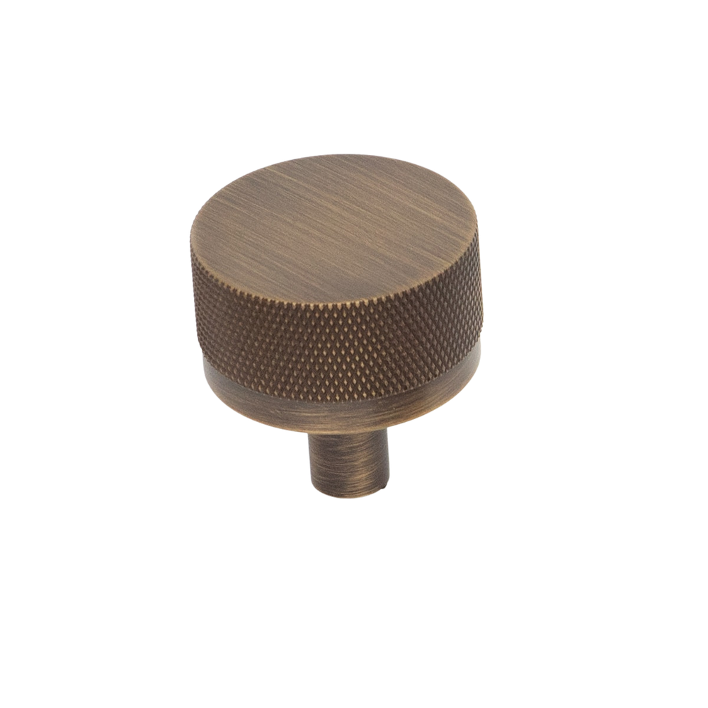 Momo Bellevue Solid Brass Knurled Knob 35mm Bronze