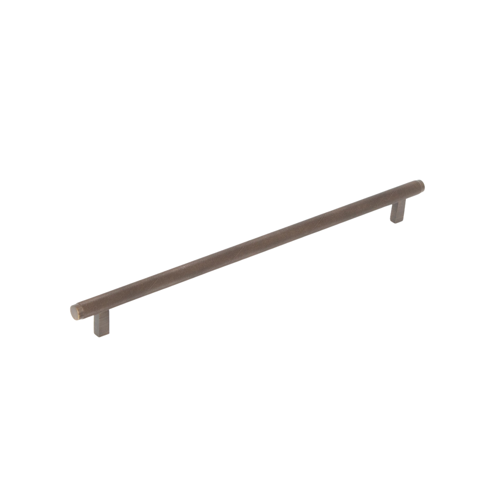 Momo Bellevue Solid Brass Knurled Bar Pull 320mm Bronze