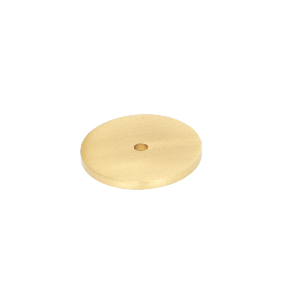 Momo Bellevue Solid Brass Knob Backplate Brushed Satin Brass