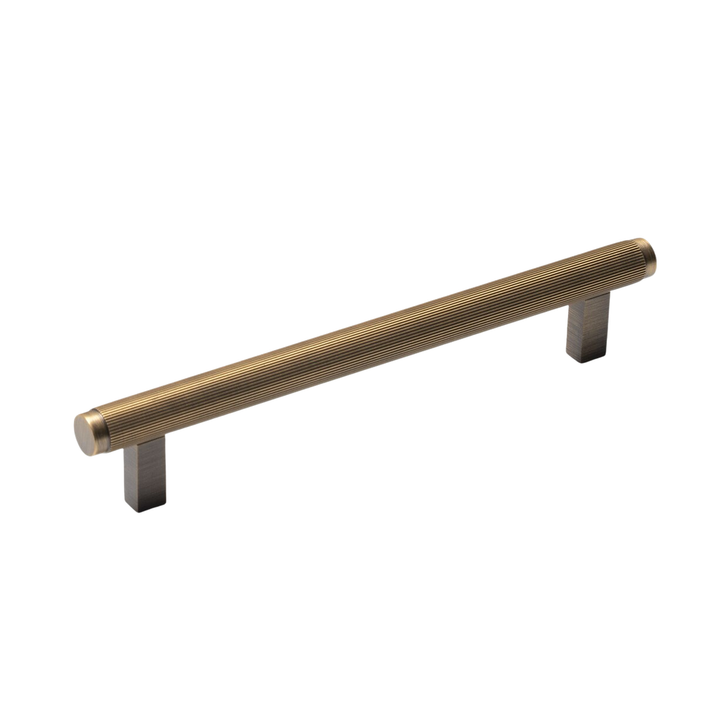 Momo Bellevue Solid Brass Lined Bar Pull 160mm Dark Brushed Brass