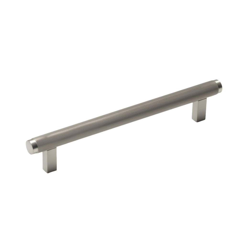 Momo Bellevue Solid Brass Lined Bar Pull 160mm Dull Brushed Nickel