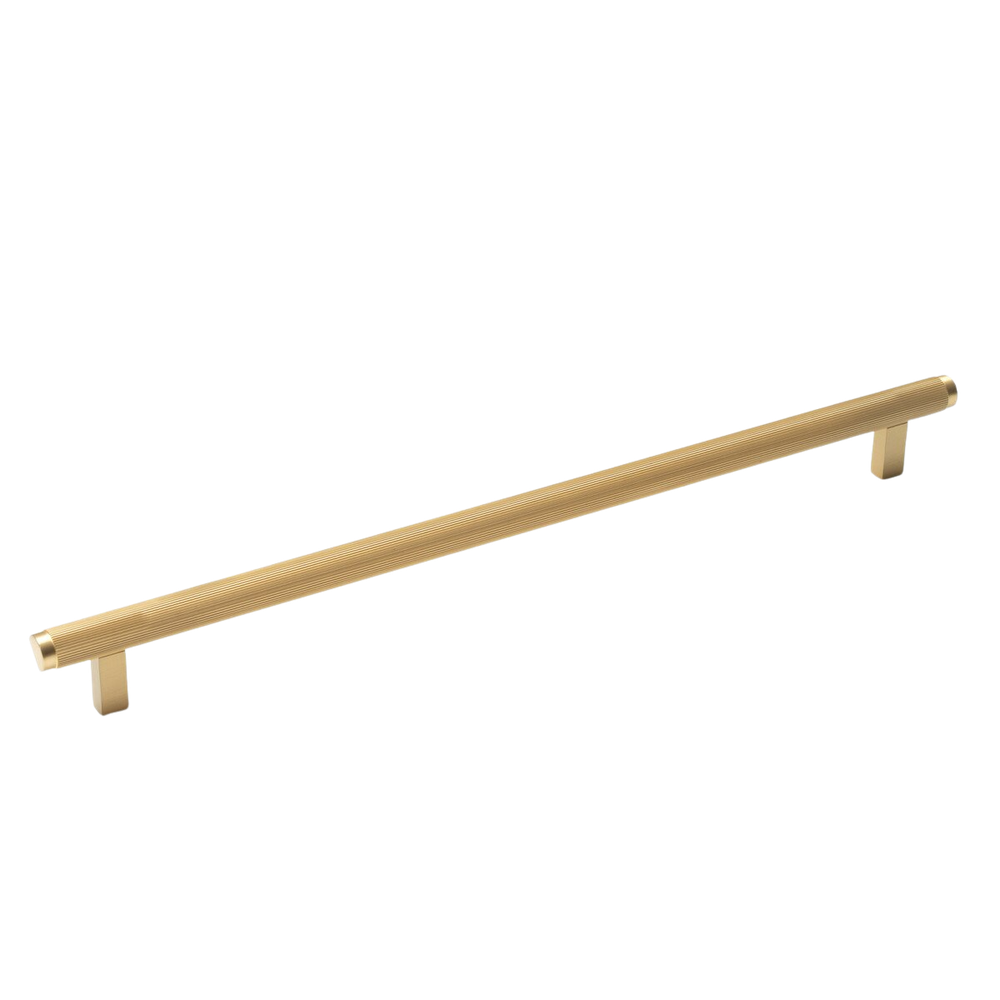 Momo Bellevue Solid Brass Lined Bar Pull 320mm Brushed Satin Brass