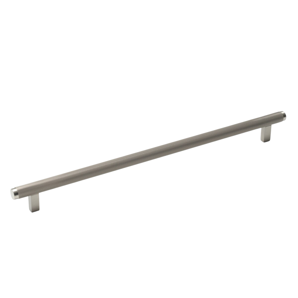 Momo Bellevue Solid Brass Lined Bar Pull 320mm Dull Brushed Nickel