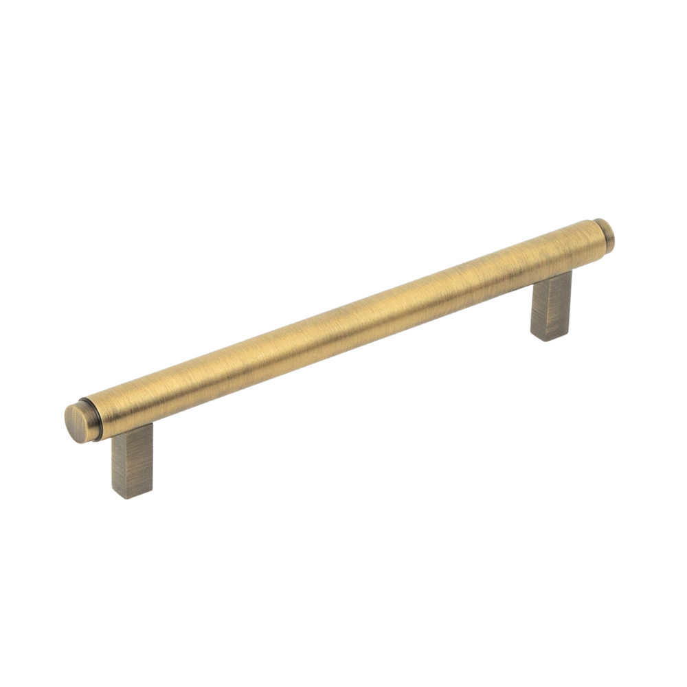 Momo Bellevue Solid Brass Plain Bar Pull 160mm Dark Brushed Brass