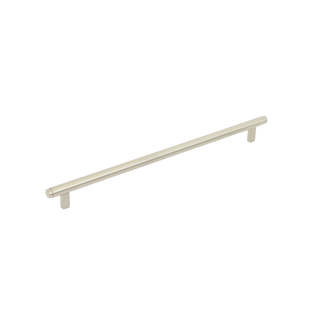 Momo Bellevue Solid Brass Plain Bar Pull 320mm Dull Brushed Nickel