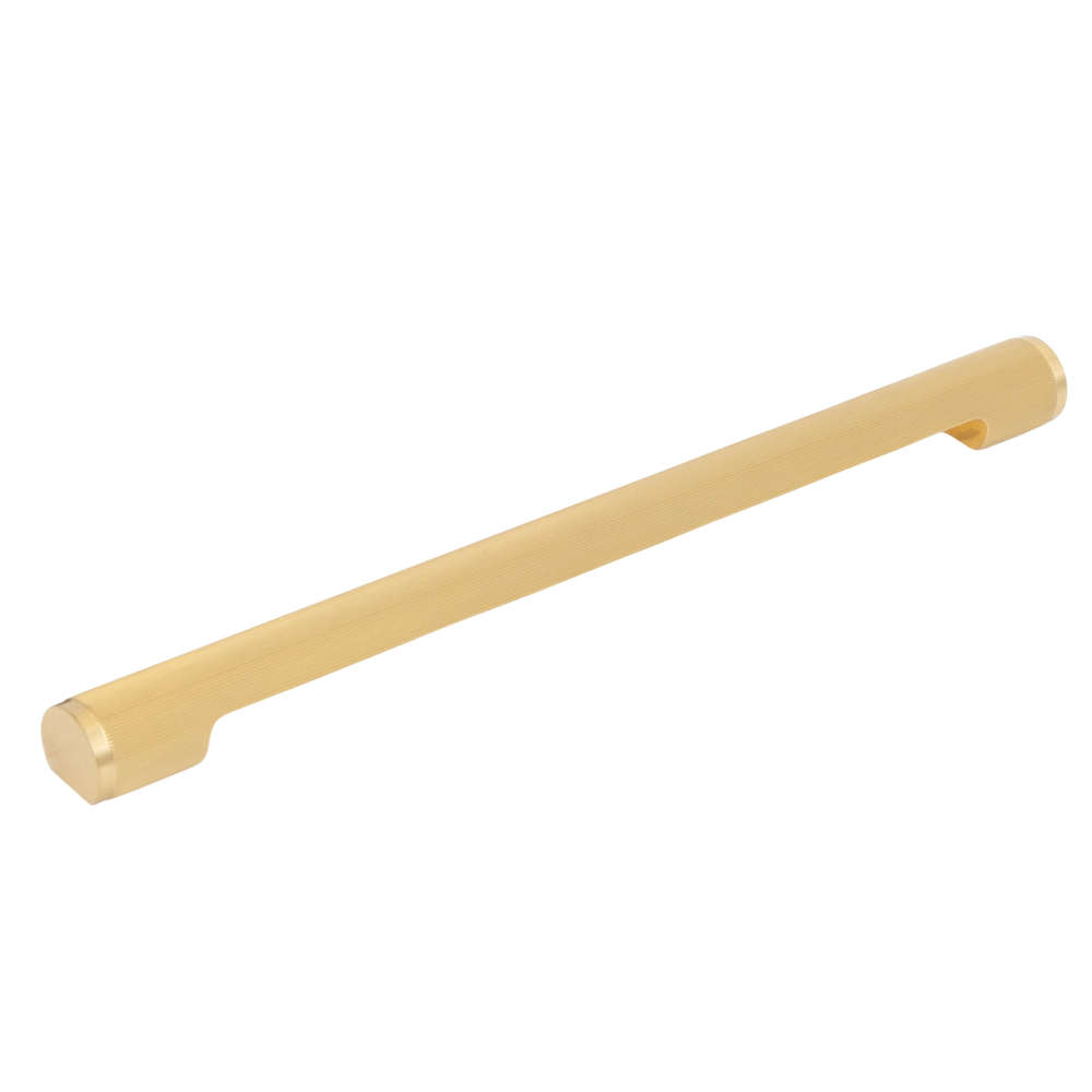 Momo Manhattan Solid Brass Pull Handle 320mm Brushed Satin Brass