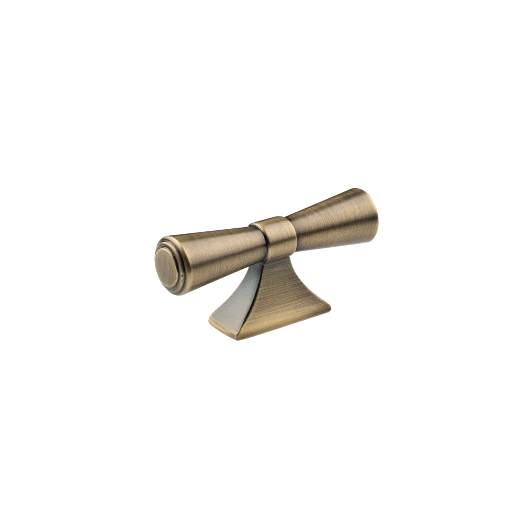 Momo Pembrey T Knob 80mm Dark Brushed Brass