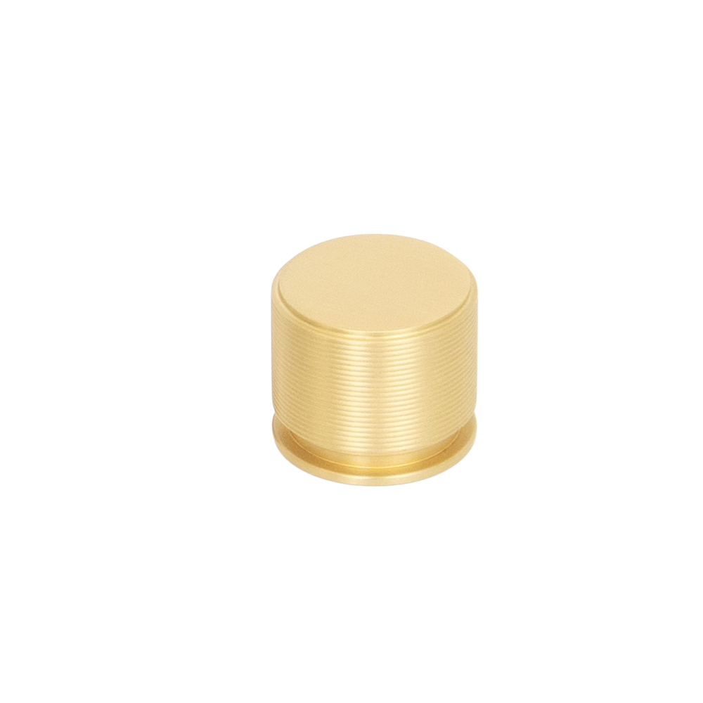 Momo Sussex Solid Brass Knob 35mm Brushed Satin Brass