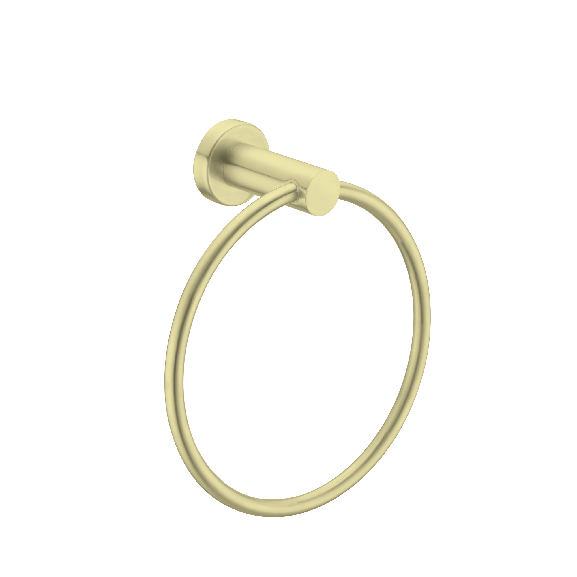 Mecca Hand Towel Ring Brushed Gold