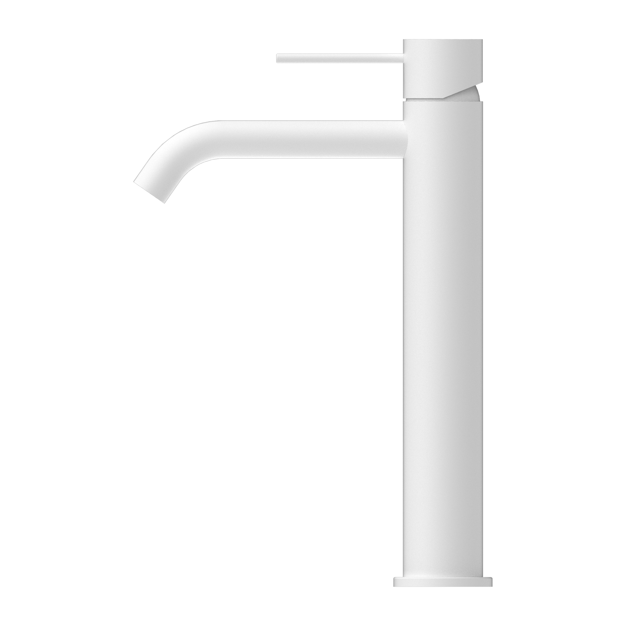 Mecca Tall Basin Mixer Matte White