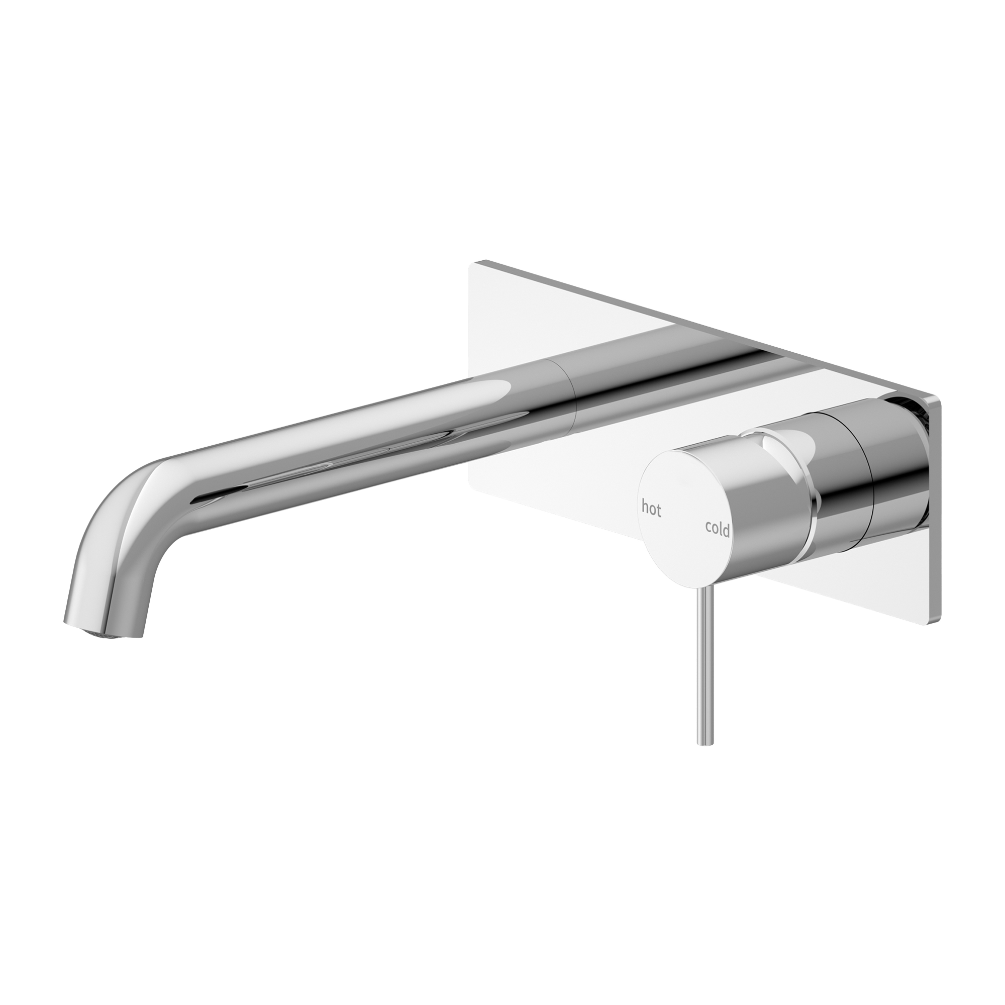 Mecca Wall Basin Mixer 185mm Spout Chrome