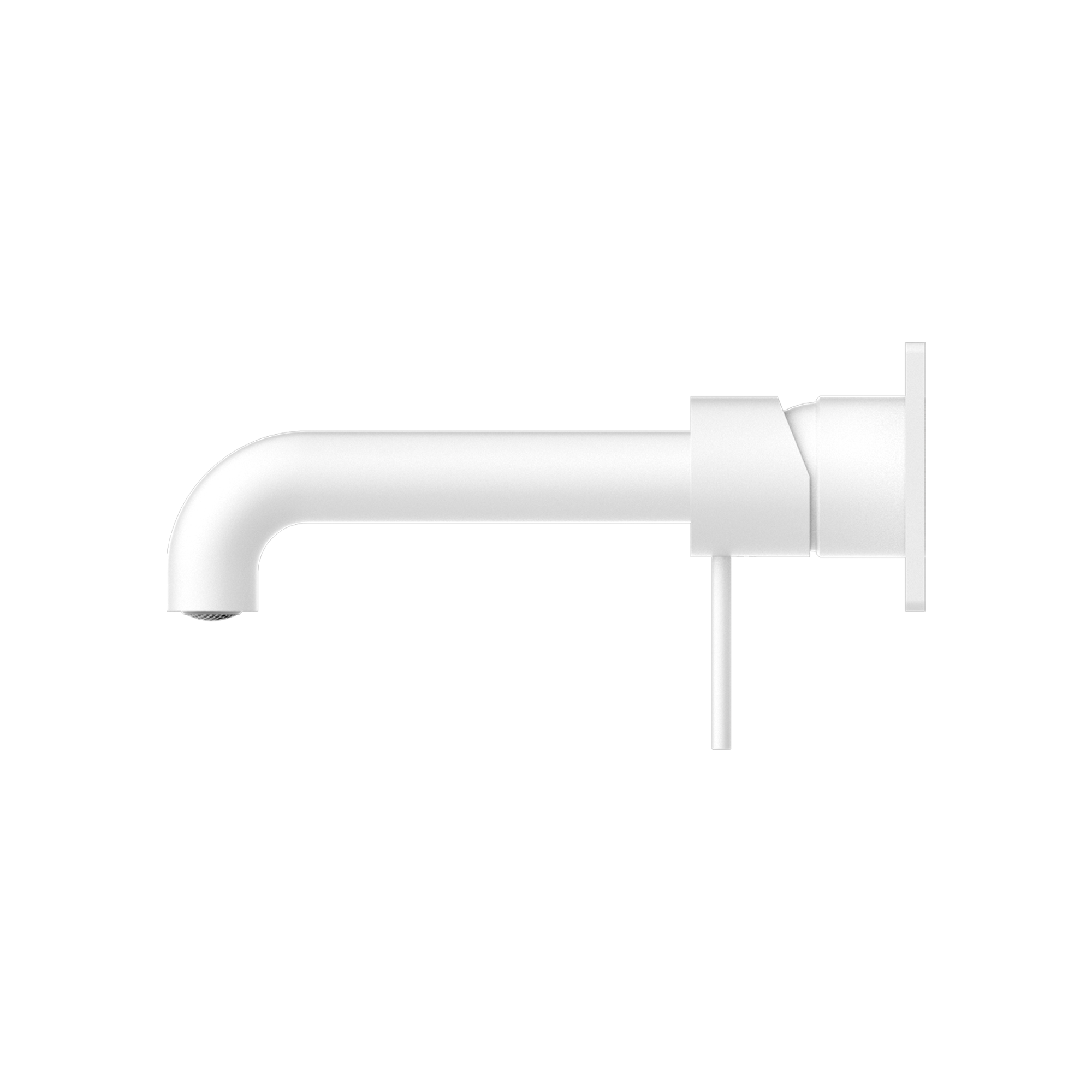 Mecca Wall Basin Mixer 185mm Spout Matte White