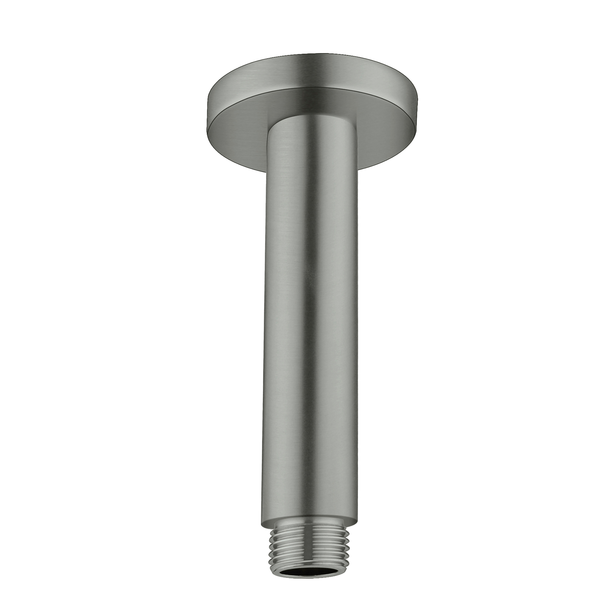 Round Ceiling Arm 100mm Brushed Gunmetal