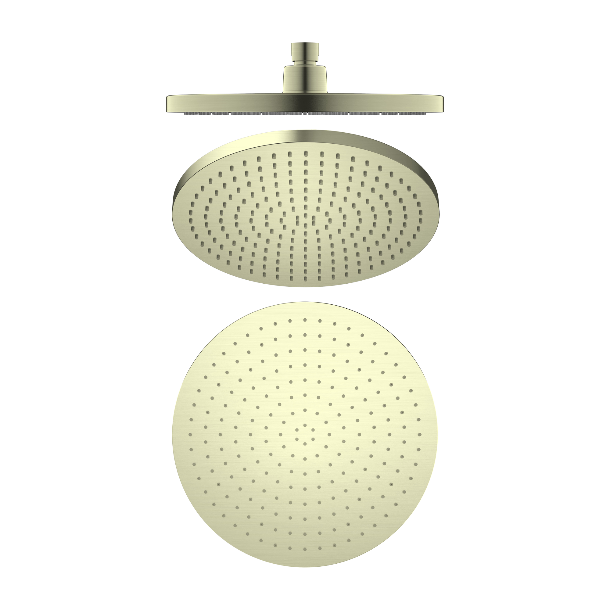 Air Shower Head Brushed Gold