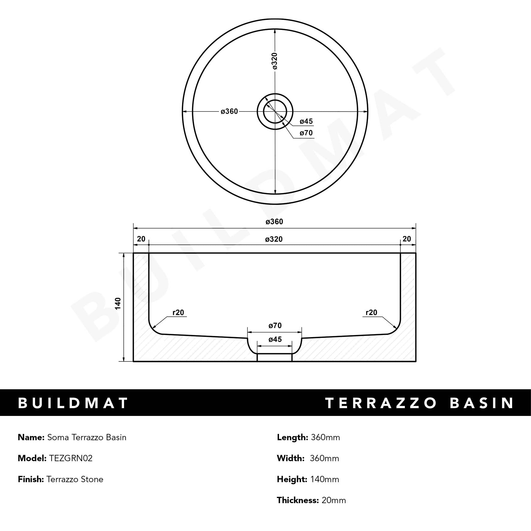 Soma Terrazzo Basin