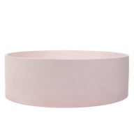 Buildmat Concrete Basin Champagne Pink Cameron Champagne Pink Circle Concrete Basin